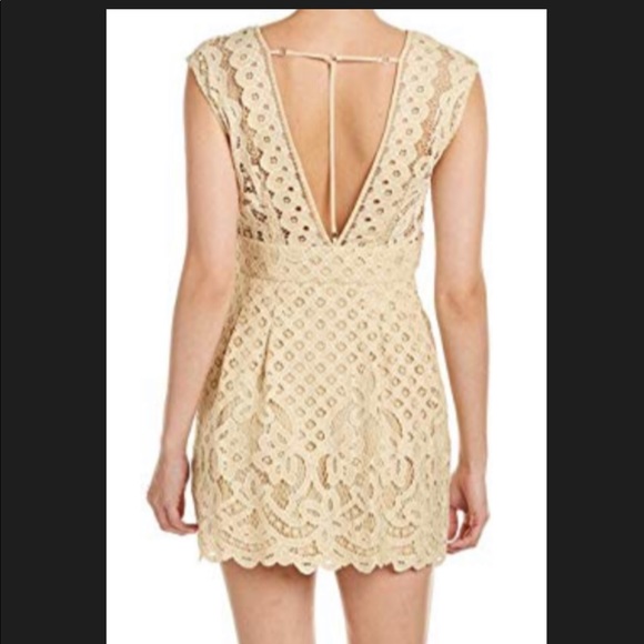 Free People Lace Mini Dress - Picture 3 of 4